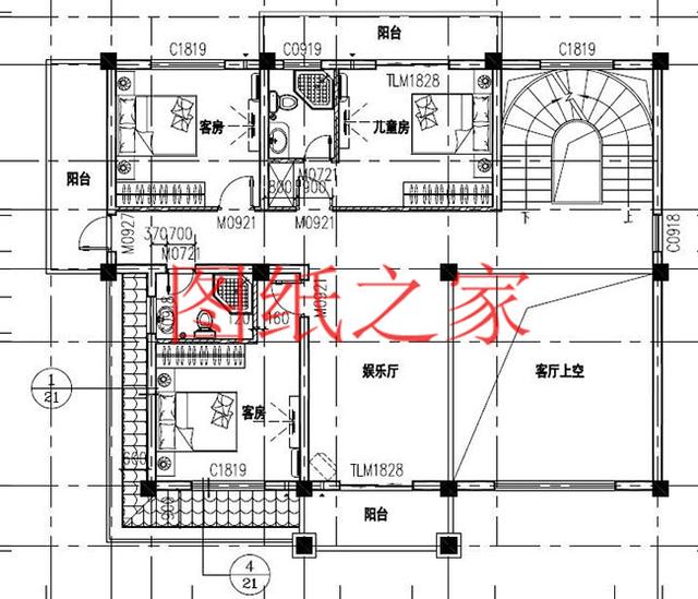 13.8X12.5米的四层别墅，170平大户型，美观奢华、气势恢宏！