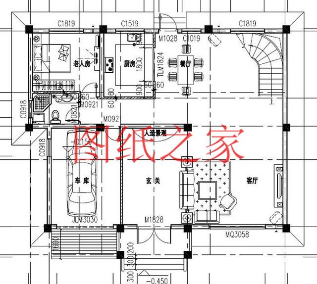 13.8X12.5米的四层别墅，170平大户型，美观奢华、气势恢宏！