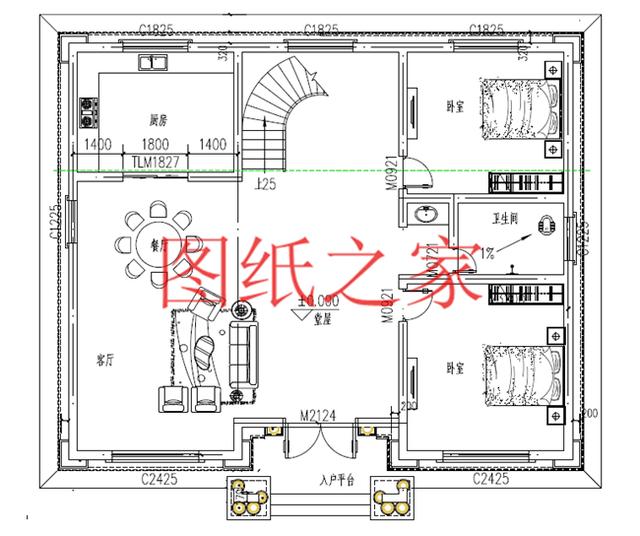 13.8X12.5米的四层别墅，170平大户型，美观奢华、气势恢宏！