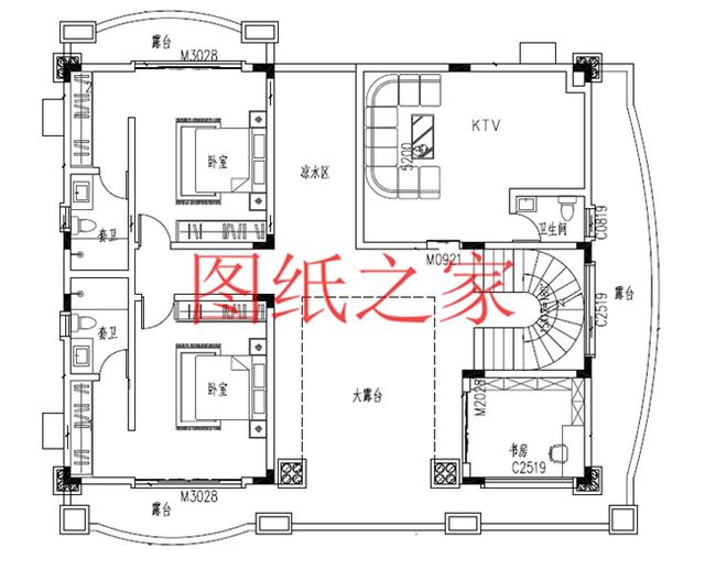 开间15米的三层别墅，美观大气、舒适实用，造价50万左右！