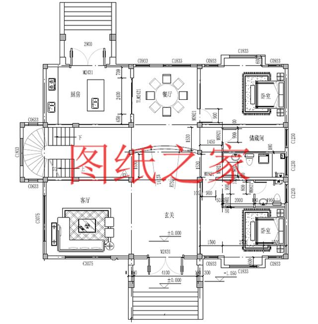 开间18米的三层别墅，漂亮又实用，攒钱也要建栋这样的别墅！