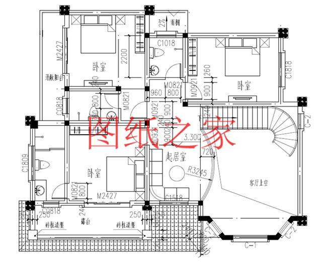 160平米的二层别墅，14X12米方正又实用，农村建房的首选户型！