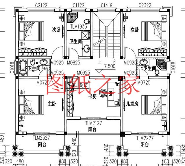 143平米四层别墅，12.4X11.6米奢华大气，有没有门庭差别有多大？