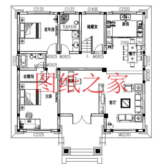 143平米四层别墅，12.4X11.6米奢华大气，有没有门庭差别有多大？