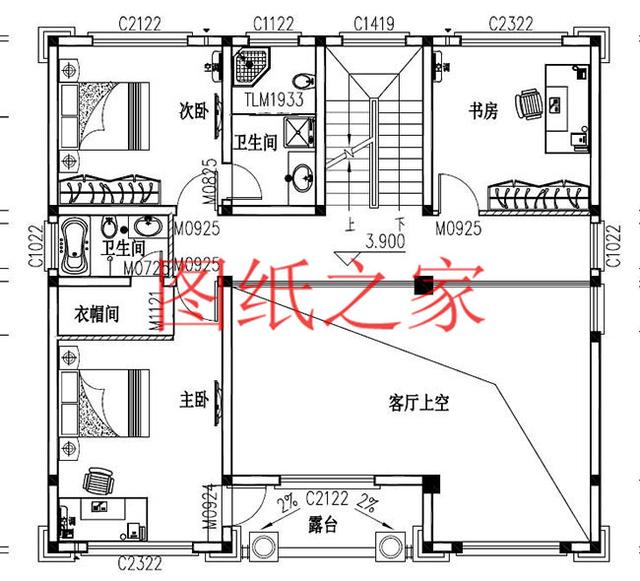 143平米四层别墅，12.4X11.6米奢华大气，有没有门庭差别有多大？