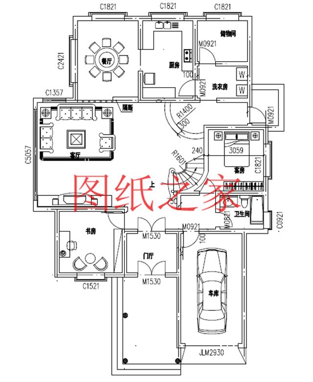 200平米的三层别墅，18X13米、13X18米两种户型，造价50万左右！