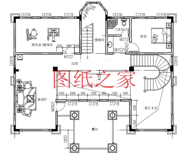 16X12米的农村四层别墅，主体造价70万左右，美观又大气！