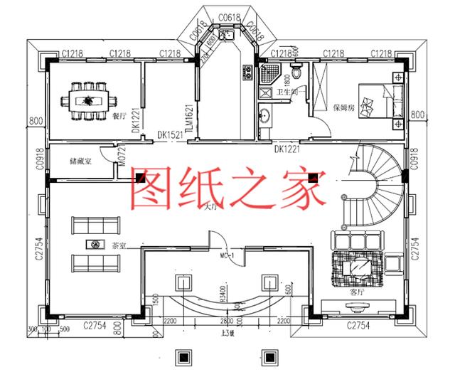 16X12米的农村四层别墅，主体造价70万左右，美观又大气！