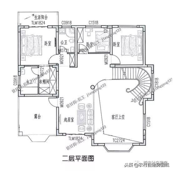 10套适合南北方农村的二层别墅，3套柴火房，4套堂屋，7款带露台