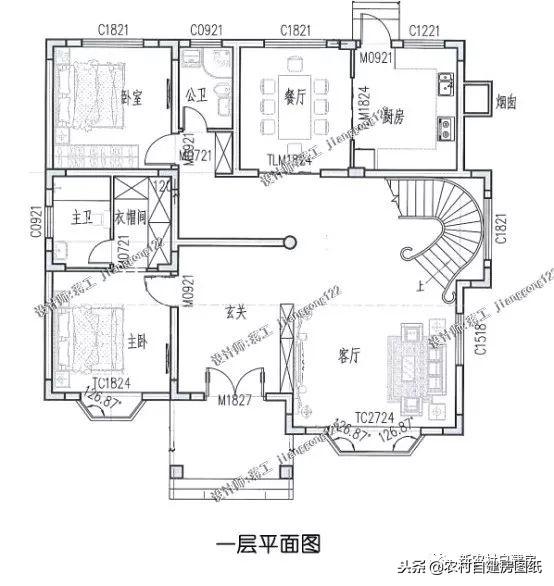 10套适合南北方农村的二层别墅，3套柴火房，4套堂屋，7款带露台