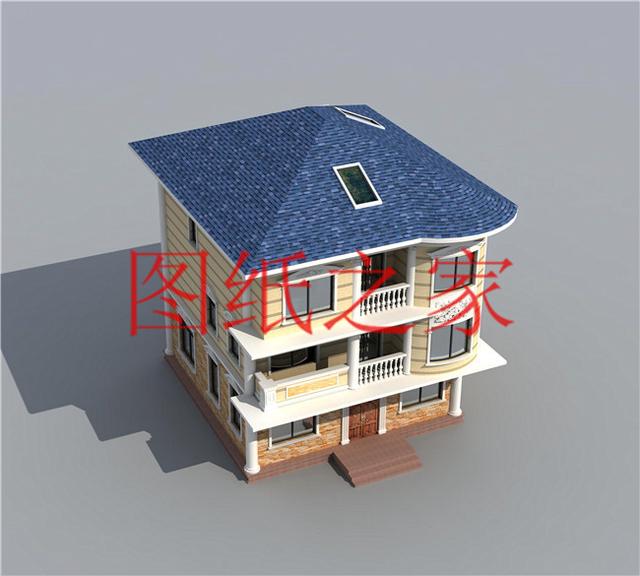 10X10米的三层别墅，方正户型经济又实惠，造价还不到30万！