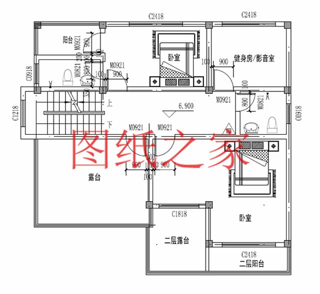 13X10米的四层别墅，可利用空间大，家里人口再多都不怕！