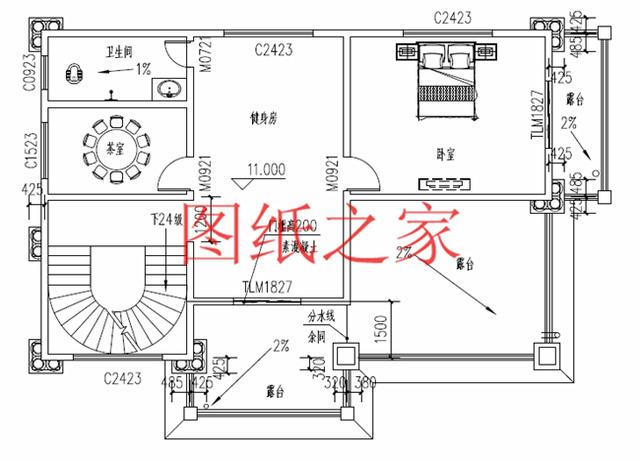 13X10米的四层别墅，可利用空间大，家里人口再多都不怕！