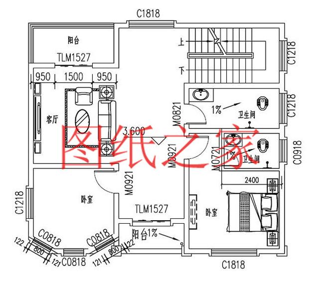 100平米左右的四层别墅，面宽10米户型方正，造价40万左右！