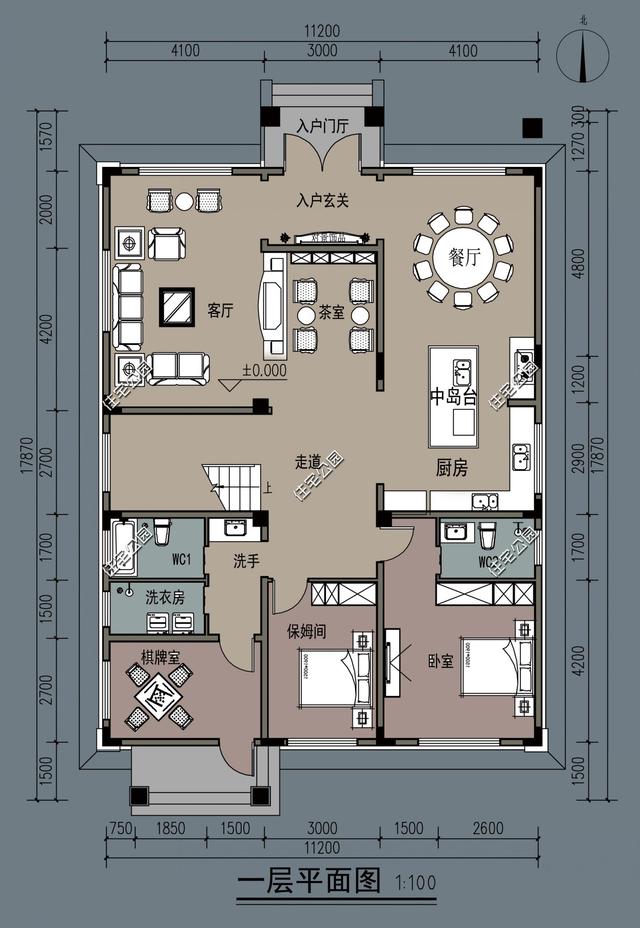 农村盖别墅，欧式建筑当属首选，11X17米2层户型适合自建