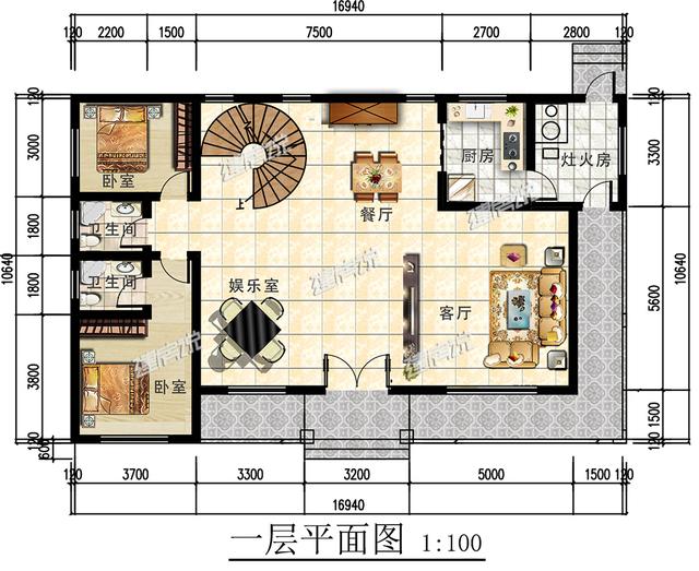 3套二层别墅，第1套26万建，可以说非常便宜了