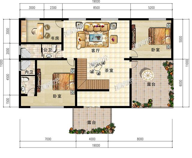 3套二层别墅，第1套26万建，可以说非常便宜了