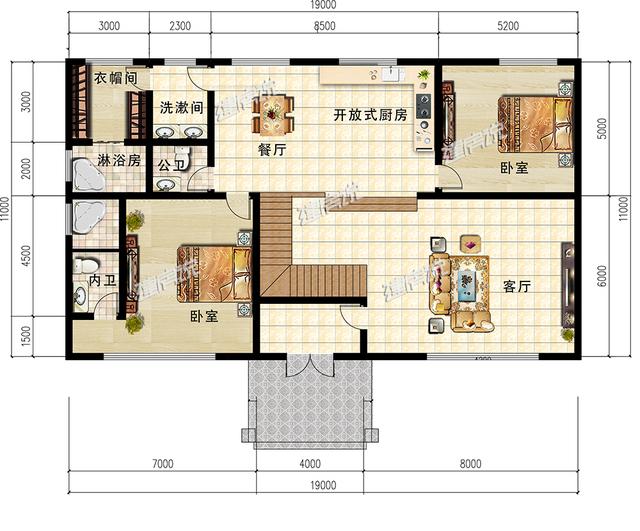 3套二层别墅，第1套26万建，可以说非常便宜了