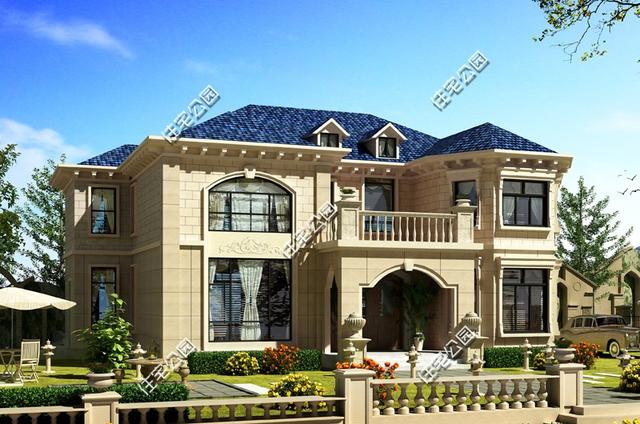 4套欧式自建房图纸分享，老百姓都爱第2套，主体30万够不够？