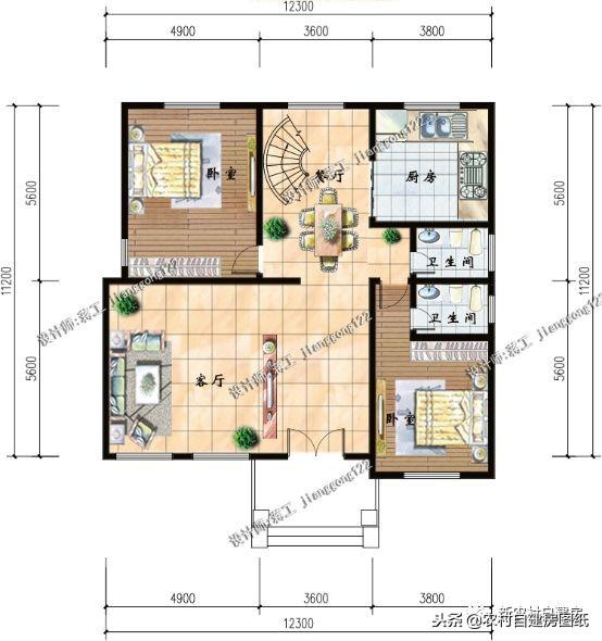 农村建房别太奇怪，这5套别墅图纸小白都看得懂，才不会被忽悠