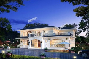 3套两层新农村住宅设计户型图，小几十万就能建好了