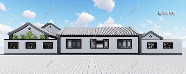 农村自建钢结构四合院，最美的中式建筑，真正的豪宅可四世同堂