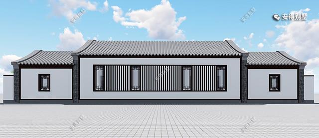 农村自建钢结构四合院，最美的中式建筑，真正的豪宅可四世同堂