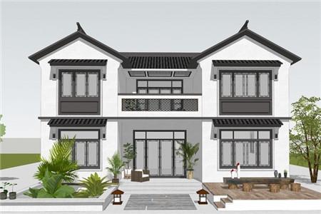 2019新中式二层自建房，这样建就对了！