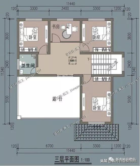 12款带车库的农村别墅图纸，一层12万起，二层16万起，三层30万起