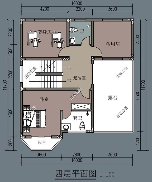 8室2厅还有10个卫生间，这栋4层农村别墅，人人都能建得起