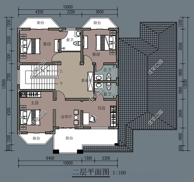 8室2厅还有10个卫生间，这栋4层农村别墅，人人都能建得起