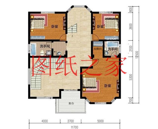 11X12米的三层别墅，多卧室还带大露台，温馨又宜居！