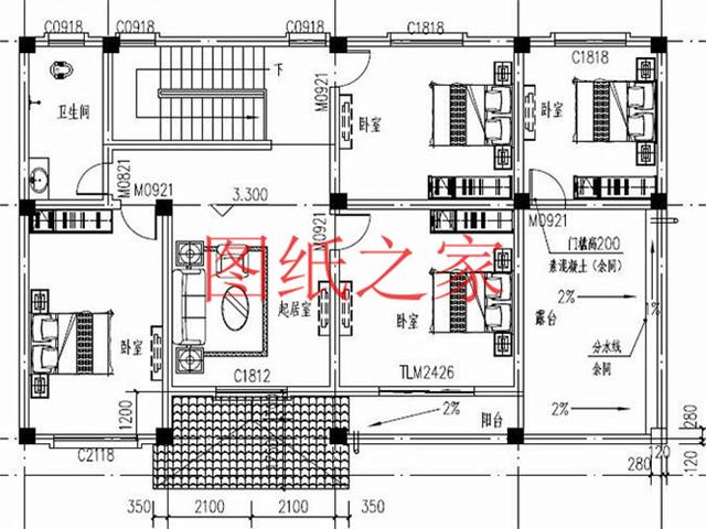 160平米二层别墅，进深11米，造价只要30万，你心动了吗？