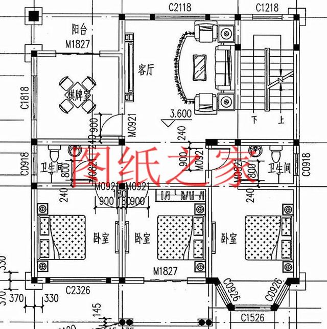 11X11米的三层别墅，户型方正实用、时尚好看，一起来看看吧！