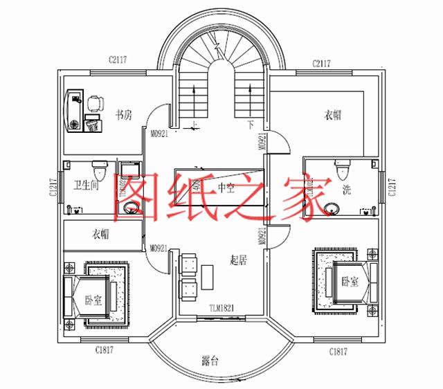 12x10米欧式三层别墅，生活和娱乐兼顾，非常简洁实用！