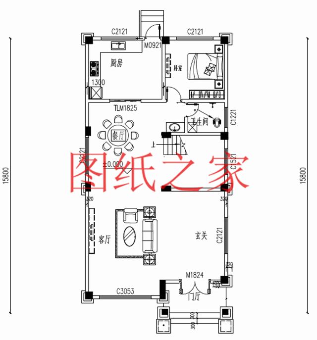 8X15米三层别墅设计，小面宽也能盖出漂亮别墅，你觉得怎么样？