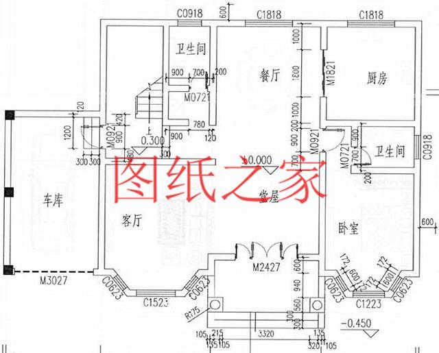 占地150平米左右的二层别墅，造价40万左右，非常经济实用！