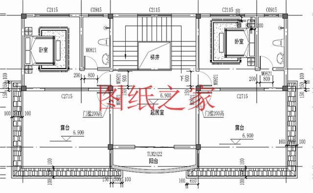 占地150平米左右的二层别墅，造价40万左右，非常经济实用！