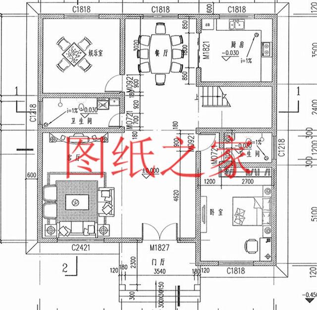 占地150平米左右的二层别墅，造价40万左右，非常经济实用！