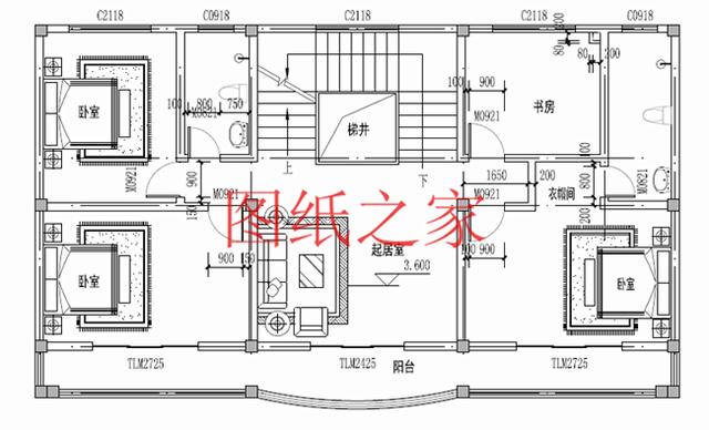 占地150平米左右的二层别墅，造价40万左右，非常经济实用！