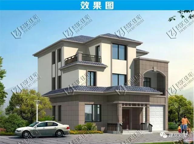 面宽不足10米的农村小别墅，建三层也只要20多万