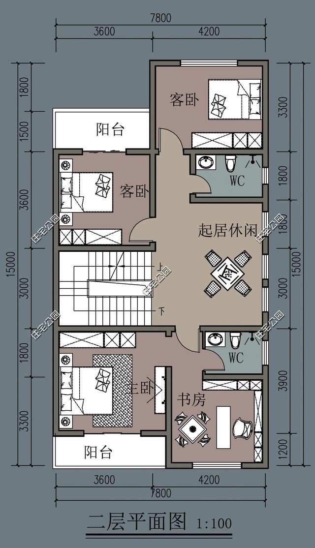 同样都是农村自建房，为啥别人家的7米面宽，布局就比你家的好