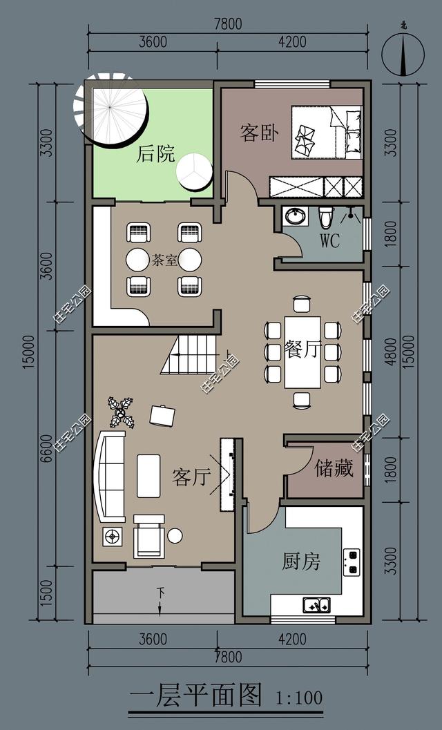 同样都是农村自建房，为啥别人家的7米面宽，布局就比你家的好