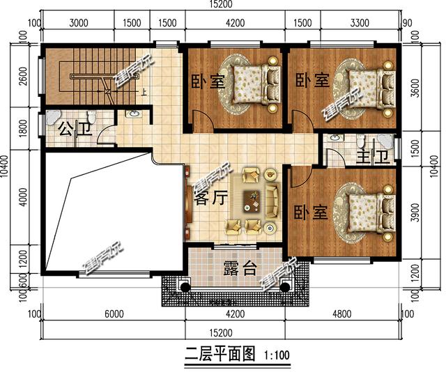 农村最漂亮三层别墅，图纸看了快收藏，开春就建房