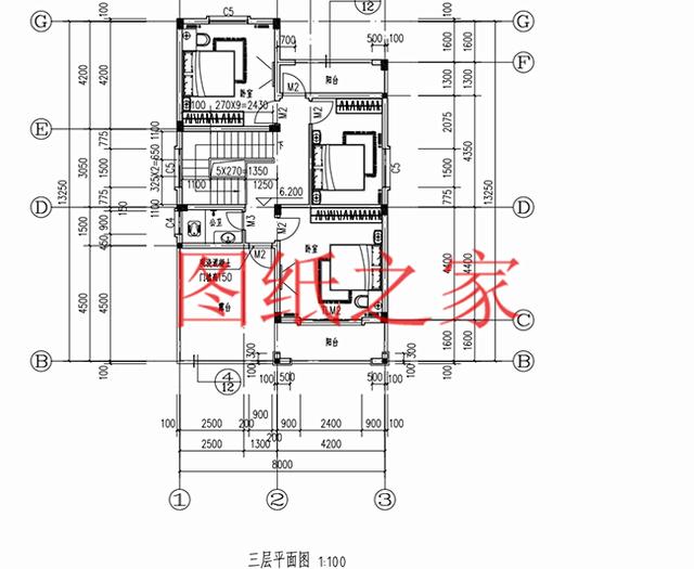 110平米的三层别墅，9X13米左右造价30万，简单又实用！