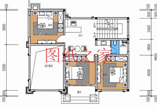 110平米左右的三层别墅，占地尺寸不到12X10米，一起来看看吧！