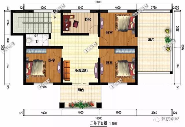 两栋平屋顶农村自建房，简约秀气造价低，完全满足生活需要