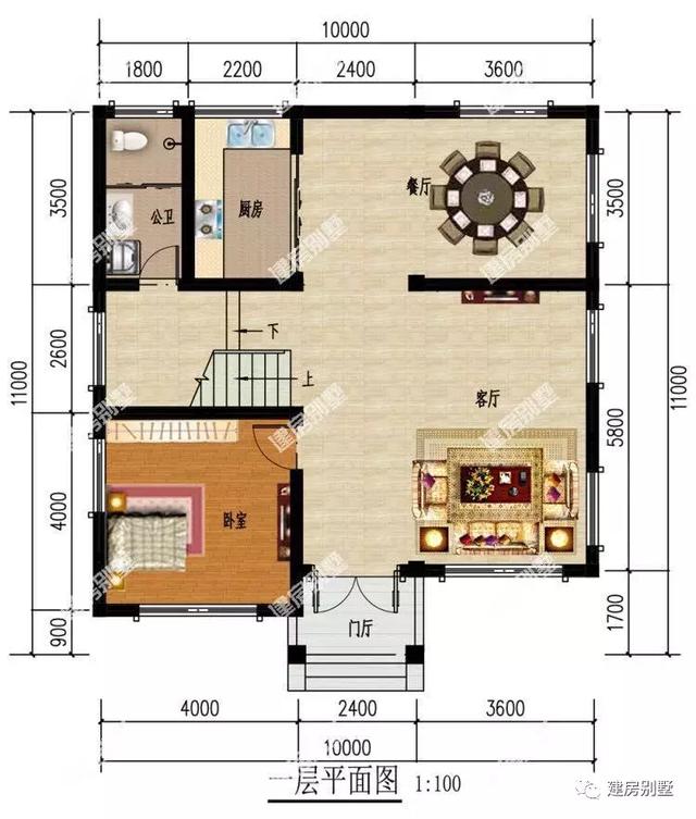 两栋平屋顶农村自建房，简约秀气造价低，完全满足生活需要