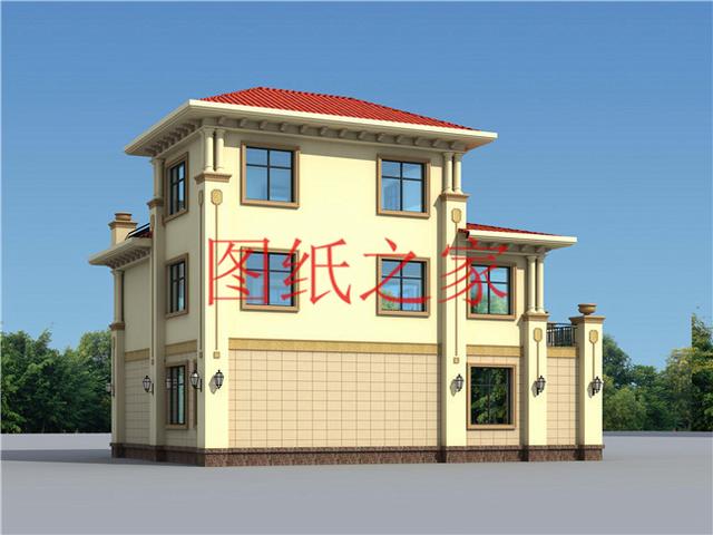 5套15X13米农村三层别墅，家是避风港，需要用心来建造！