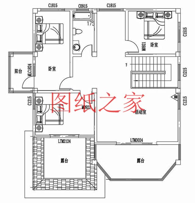 3套140平三层别墅，尺寸分别是11X13米和13X11米，供大家参考！